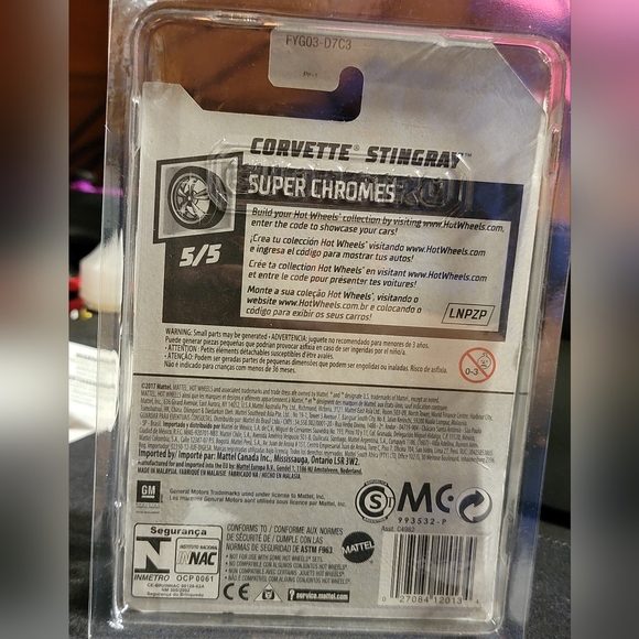 2019 Hotwheels Super Chromes Corvette Stingray Treasure Hunt. - Picture 7 of 14
